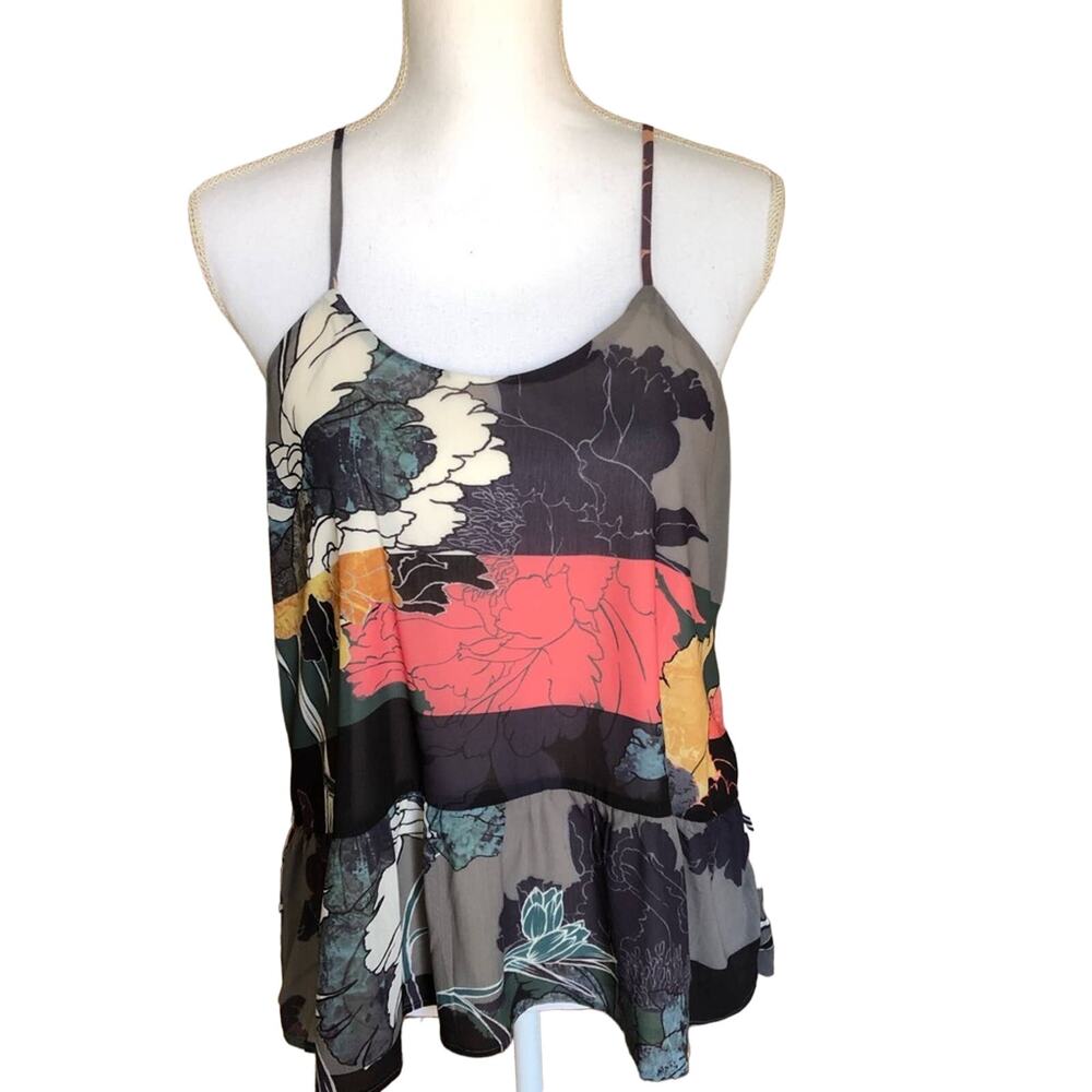 dRA Los Angeles Sleeveless Floral Top-Medium